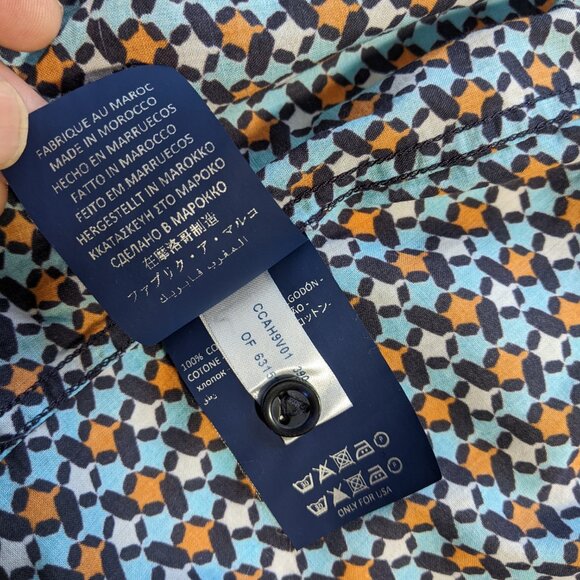 Lot of 2 Mens Vilebrequin Shirts fish, turtles pattern thin lightweight XL - Picture 9 of 14